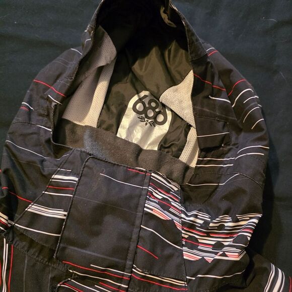 686 Black Ski Jacket Mens Large - Picture 3 of 6